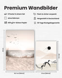 Abstrakt Natur Beige Poster Set