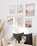 Abstrakt Natur Beige Poster Set