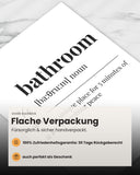 Badezimmer Poster Set