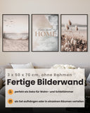 Strand Pampasgras Beige 50x70 Poster Set